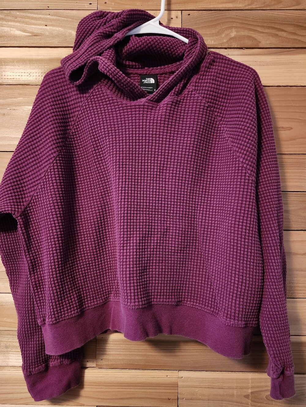 The North Face  Waffle-Knit Hoodie Size M